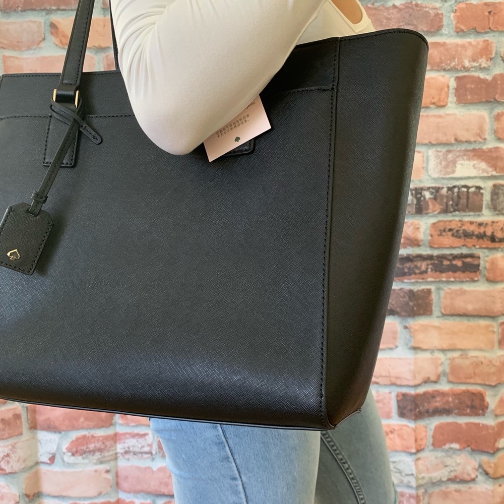 Kate spade Cameron LARGE laptop black tote - Picture 2 of 8